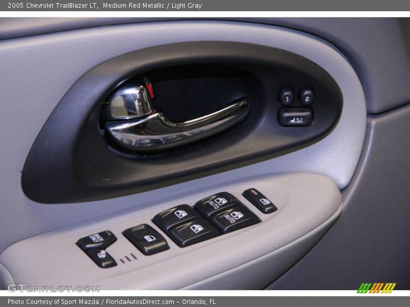 Medium Red Metallic / Light Gray 2005 Chevrolet TrailBlazer LT