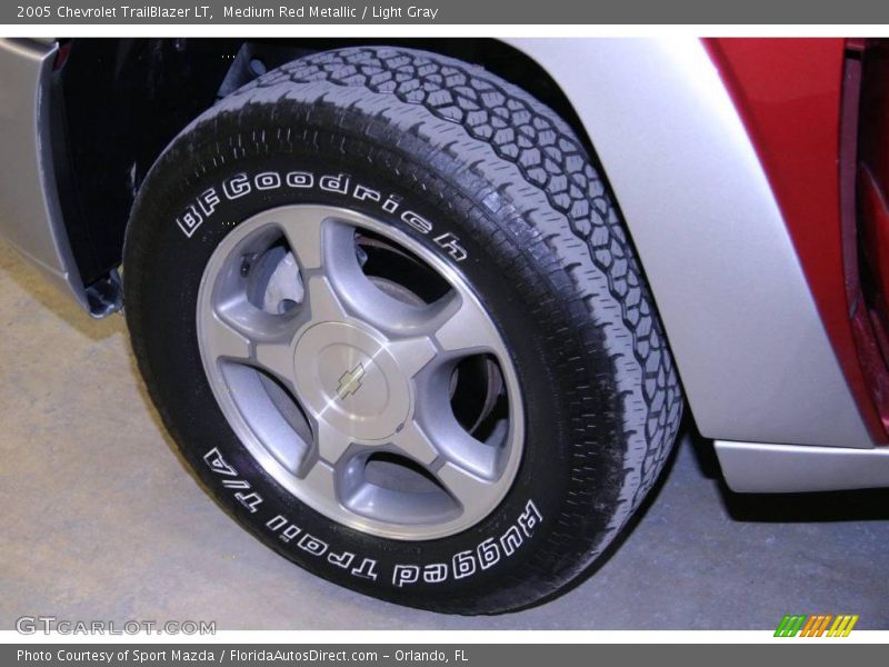 Medium Red Metallic / Light Gray 2005 Chevrolet TrailBlazer LT