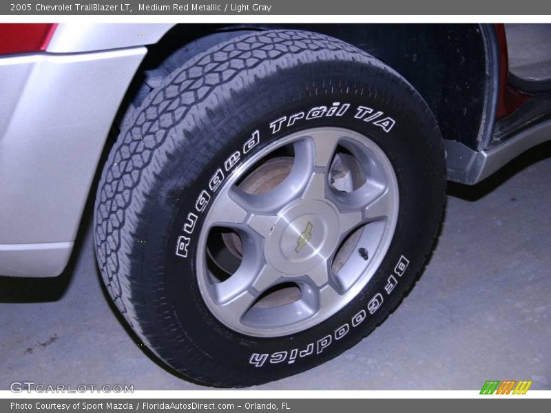 Medium Red Metallic / Light Gray 2005 Chevrolet TrailBlazer LT