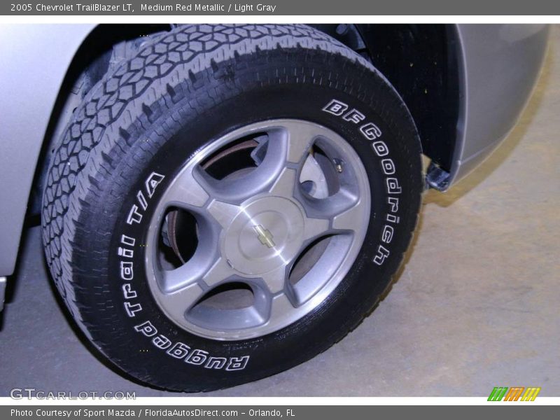 Medium Red Metallic / Light Gray 2005 Chevrolet TrailBlazer LT