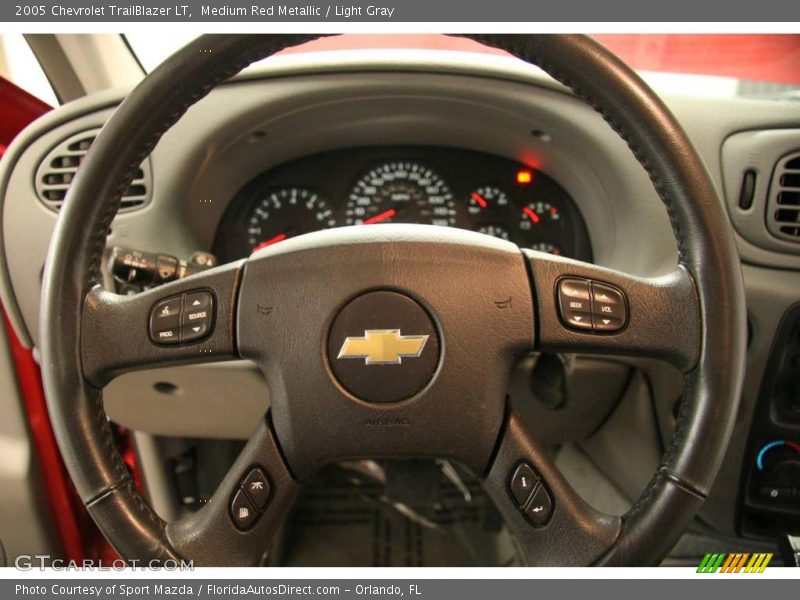 Medium Red Metallic / Light Gray 2005 Chevrolet TrailBlazer LT