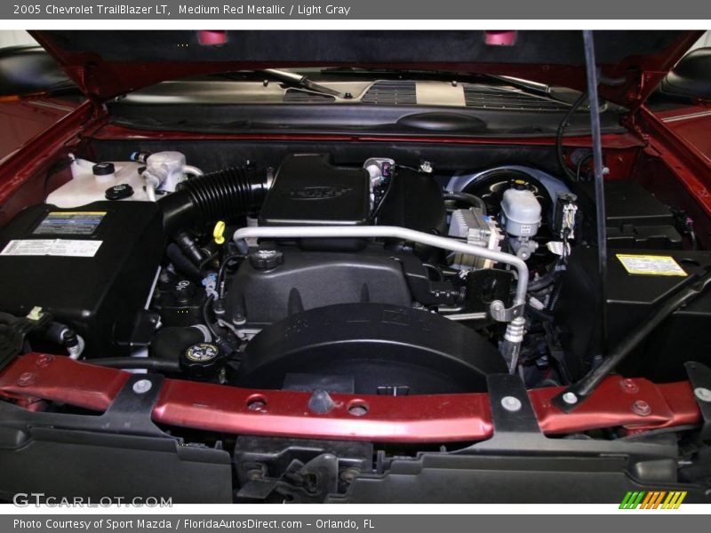Medium Red Metallic / Light Gray 2005 Chevrolet TrailBlazer LT