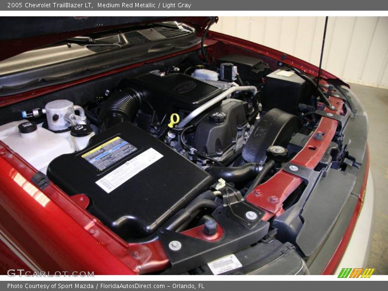 Medium Red Metallic / Light Gray 2005 Chevrolet TrailBlazer LT