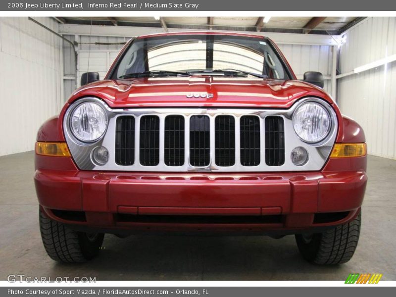 Inferno Red Pearl / Medium Slate Gray 2006 Jeep Liberty Limited