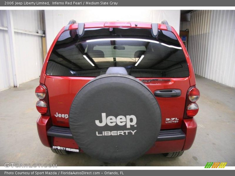 Inferno Red Pearl / Medium Slate Gray 2006 Jeep Liberty Limited