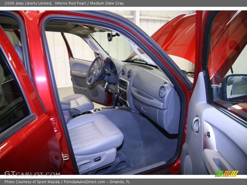 Inferno Red Pearl / Medium Slate Gray 2006 Jeep Liberty Limited