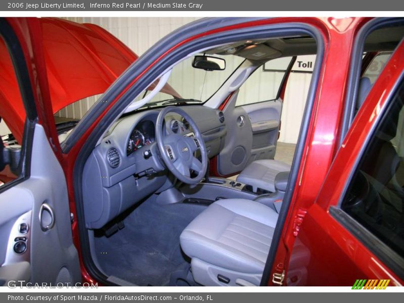 Inferno Red Pearl / Medium Slate Gray 2006 Jeep Liberty Limited