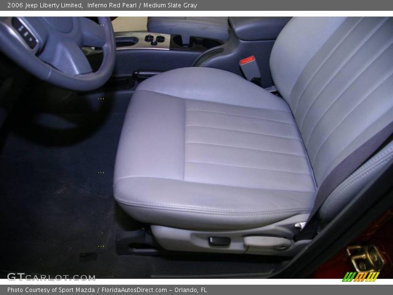 Inferno Red Pearl / Medium Slate Gray 2006 Jeep Liberty Limited