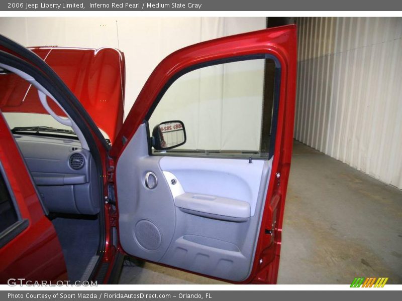 Inferno Red Pearl / Medium Slate Gray 2006 Jeep Liberty Limited