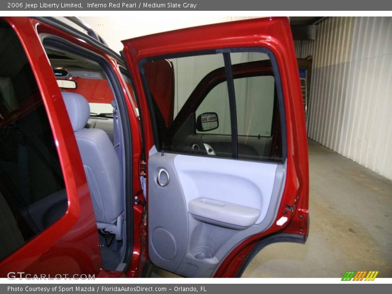 Inferno Red Pearl / Medium Slate Gray 2006 Jeep Liberty Limited