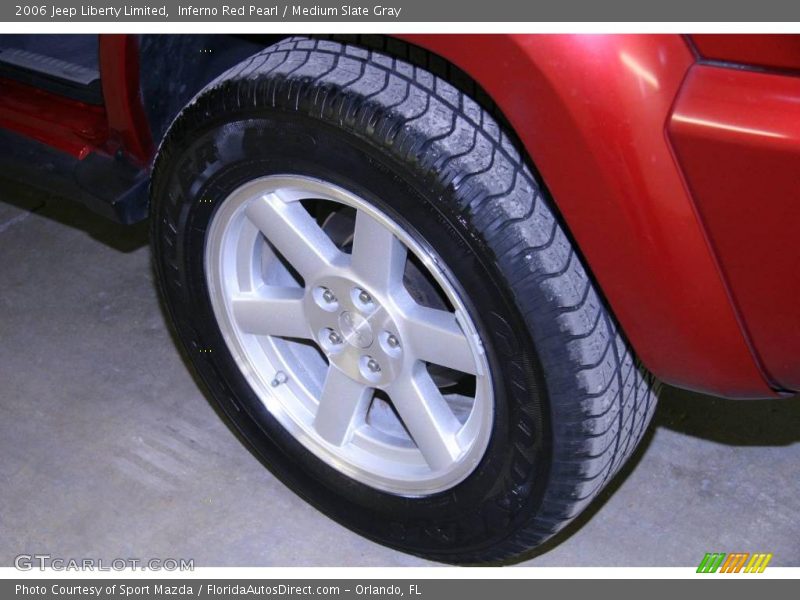 Inferno Red Pearl / Medium Slate Gray 2006 Jeep Liberty Limited