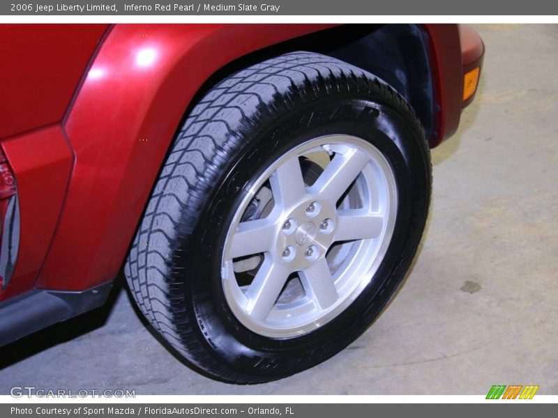 Inferno Red Pearl / Medium Slate Gray 2006 Jeep Liberty Limited