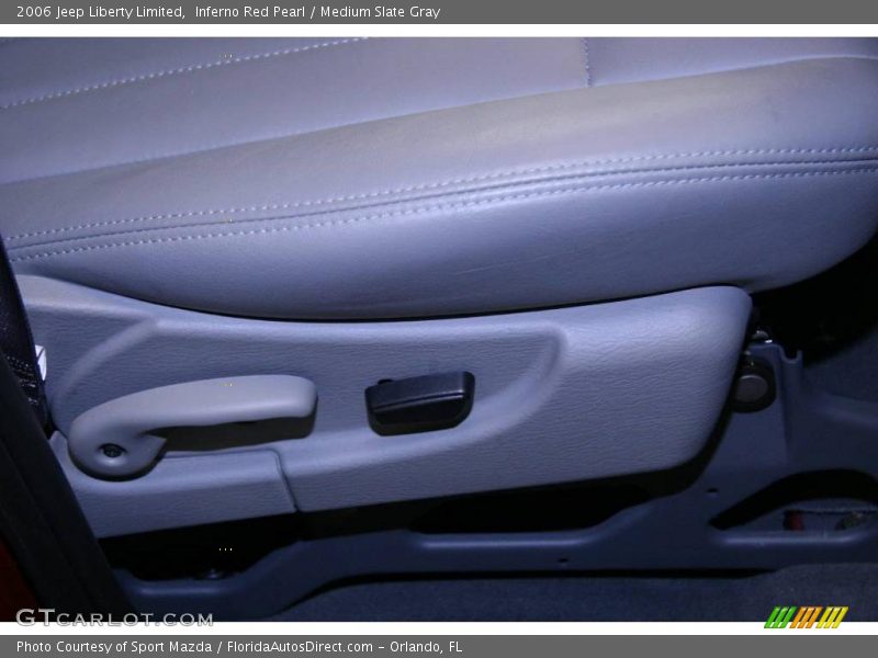 Inferno Red Pearl / Medium Slate Gray 2006 Jeep Liberty Limited