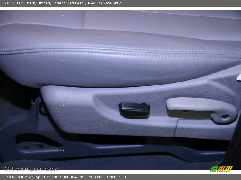 Inferno Red Pearl / Medium Slate Gray 2006 Jeep Liberty Limited