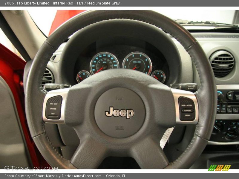 Inferno Red Pearl / Medium Slate Gray 2006 Jeep Liberty Limited