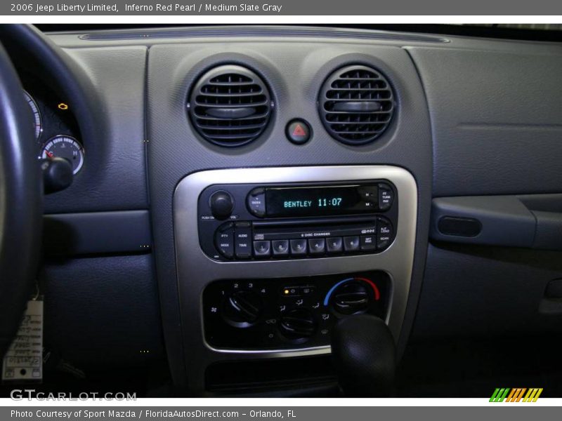 Inferno Red Pearl / Medium Slate Gray 2006 Jeep Liberty Limited