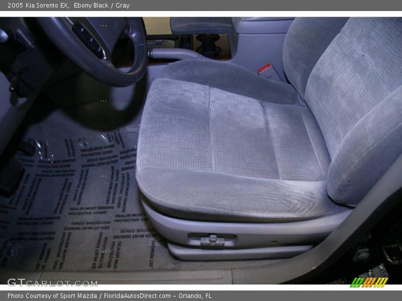 Ebony Black / Gray 2005 Kia Sorento EX