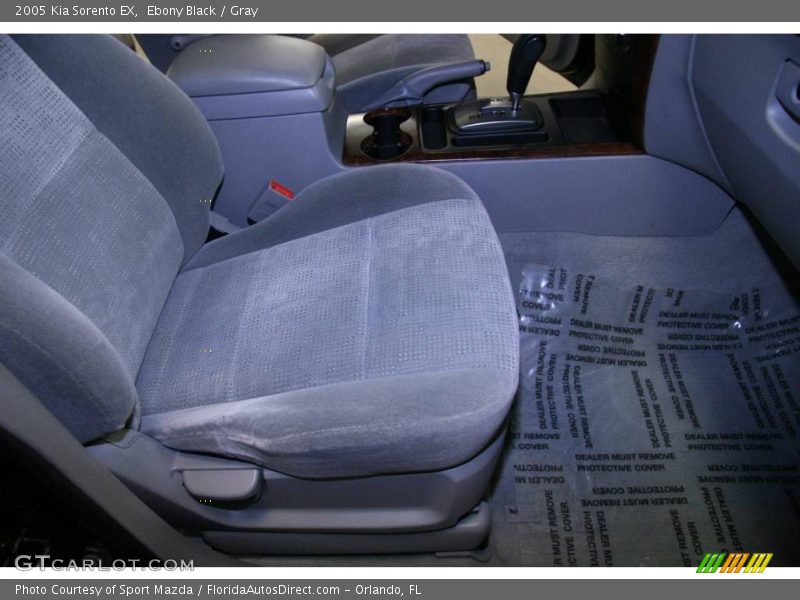 Ebony Black / Gray 2005 Kia Sorento EX