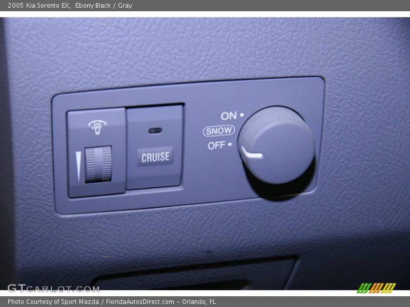 Ebony Black / Gray 2005 Kia Sorento EX