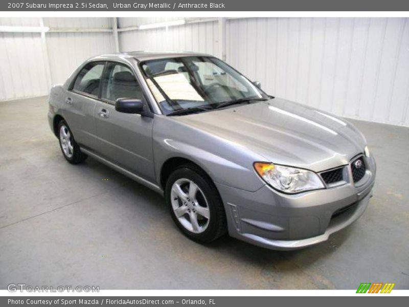 Urban Gray Metallic / Anthracite Black 2007 Subaru Impreza 2.5i Sedan