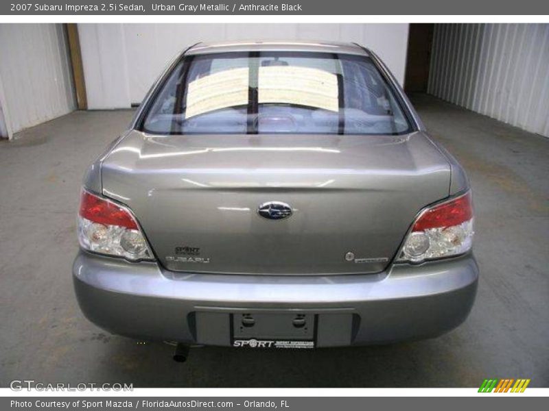 Urban Gray Metallic / Anthracite Black 2007 Subaru Impreza 2.5i Sedan
