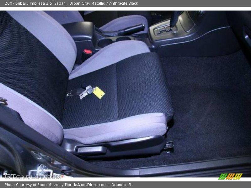 Urban Gray Metallic / Anthracite Black 2007 Subaru Impreza 2.5i Sedan