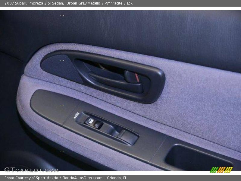 Urban Gray Metallic / Anthracite Black 2007 Subaru Impreza 2.5i Sedan