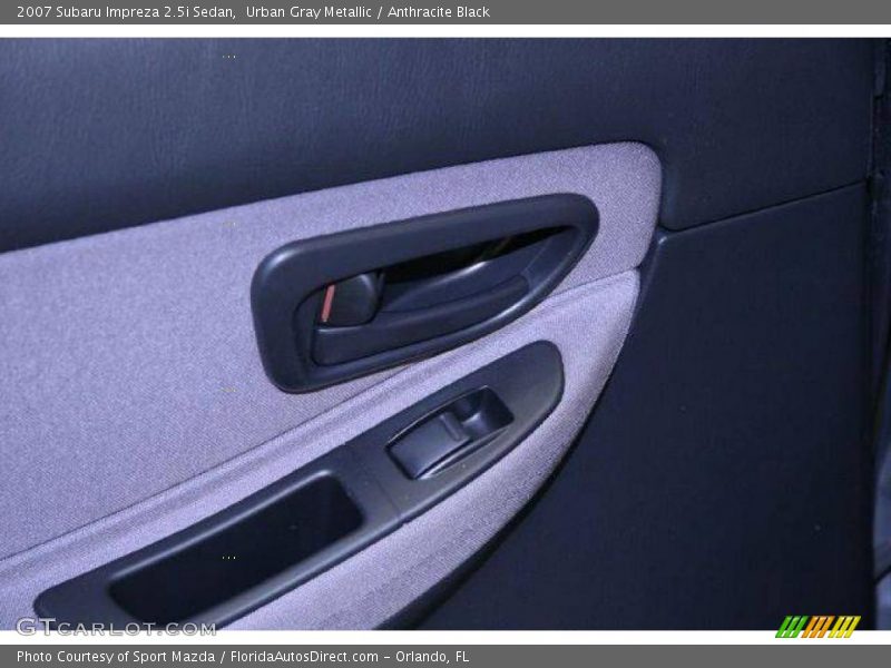Urban Gray Metallic / Anthracite Black 2007 Subaru Impreza 2.5i Sedan