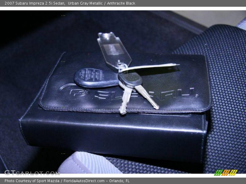 Urban Gray Metallic / Anthracite Black 2007 Subaru Impreza 2.5i Sedan