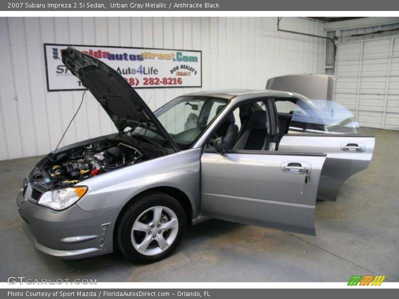 Urban Gray Metallic / Anthracite Black 2007 Subaru Impreza 2.5i Sedan