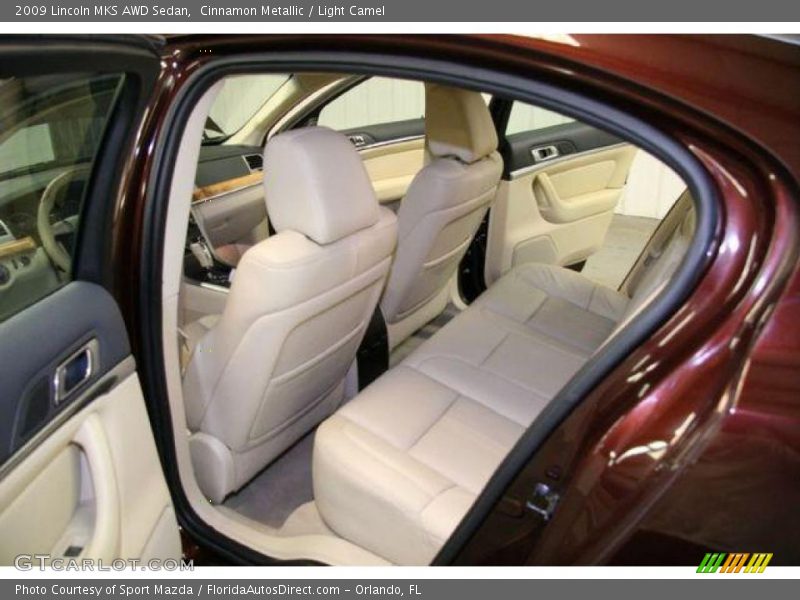 Cinnamon Metallic / Light Camel 2009 Lincoln MKS AWD Sedan