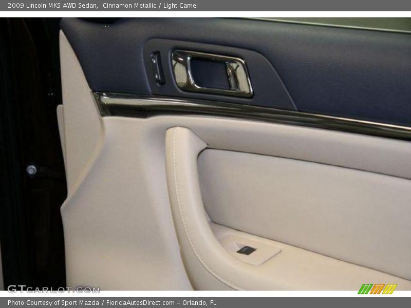 Cinnamon Metallic / Light Camel 2009 Lincoln MKS AWD Sedan