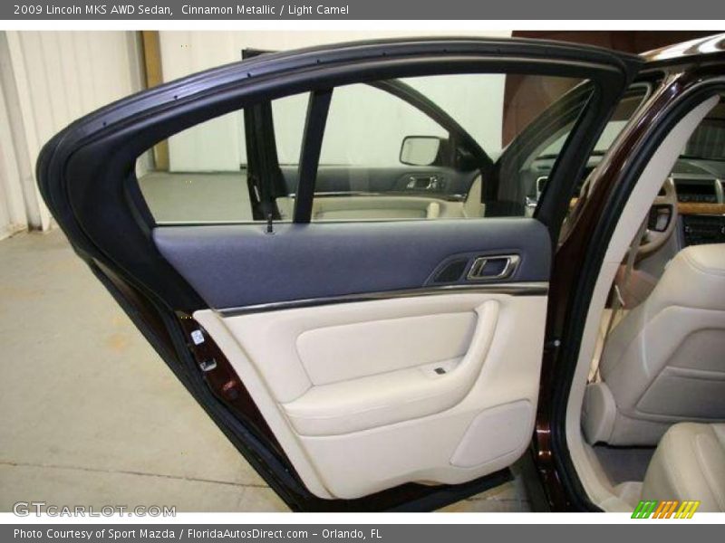 Cinnamon Metallic / Light Camel 2009 Lincoln MKS AWD Sedan