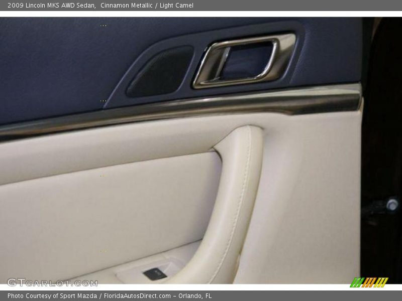 Cinnamon Metallic / Light Camel 2009 Lincoln MKS AWD Sedan
