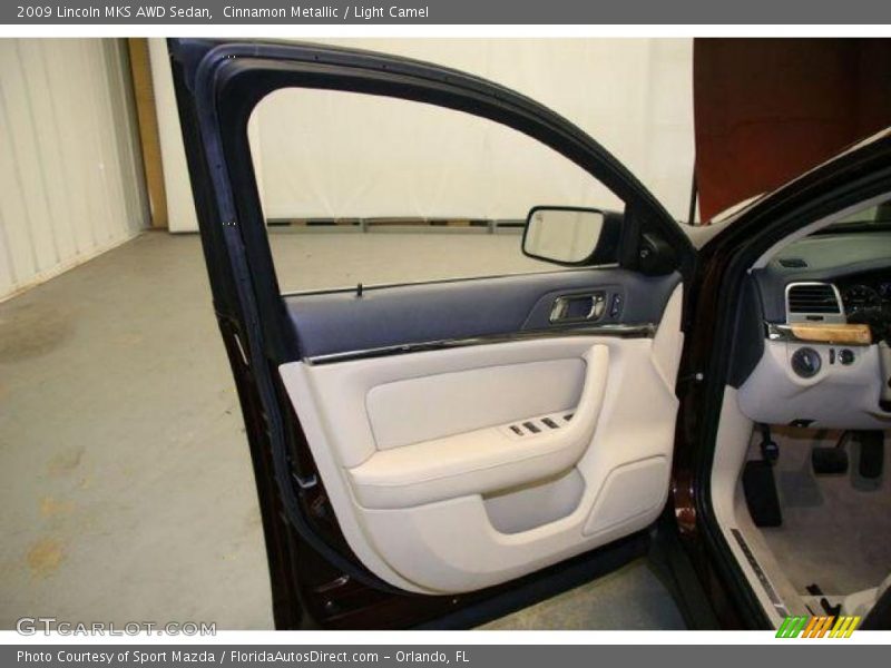Cinnamon Metallic / Light Camel 2009 Lincoln MKS AWD Sedan