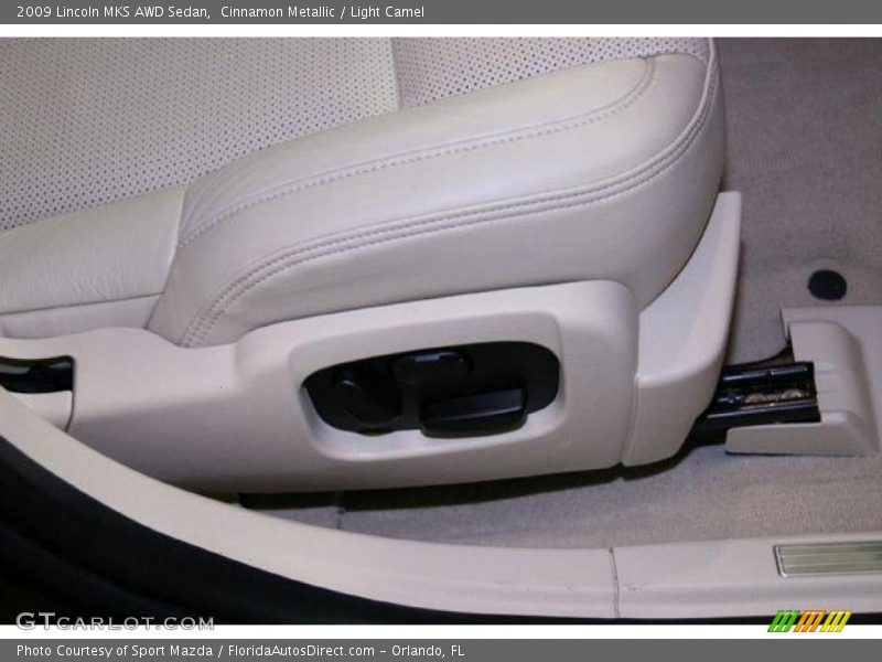 Cinnamon Metallic / Light Camel 2009 Lincoln MKS AWD Sedan