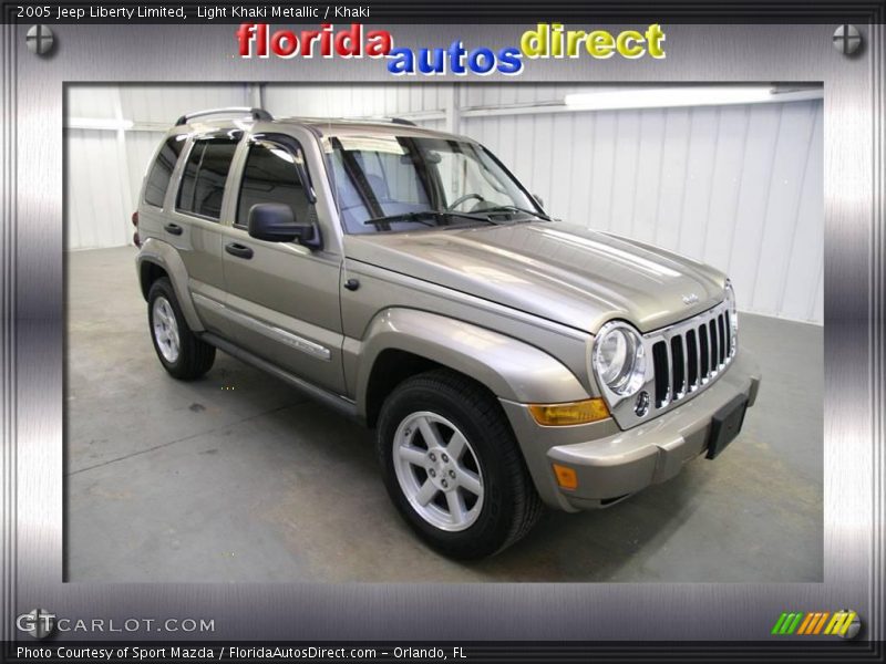 Light Khaki Metallic / Khaki 2005 Jeep Liberty Limited