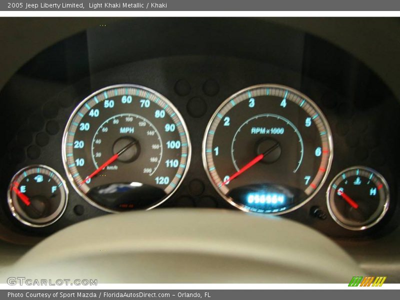 Light Khaki Metallic / Khaki 2005 Jeep Liberty Limited