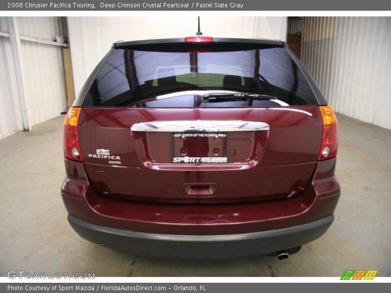 Deep Crimson Crystal Pearlcoat / Pastel Slate Gray 2008 Chrysler Pacifica Touring