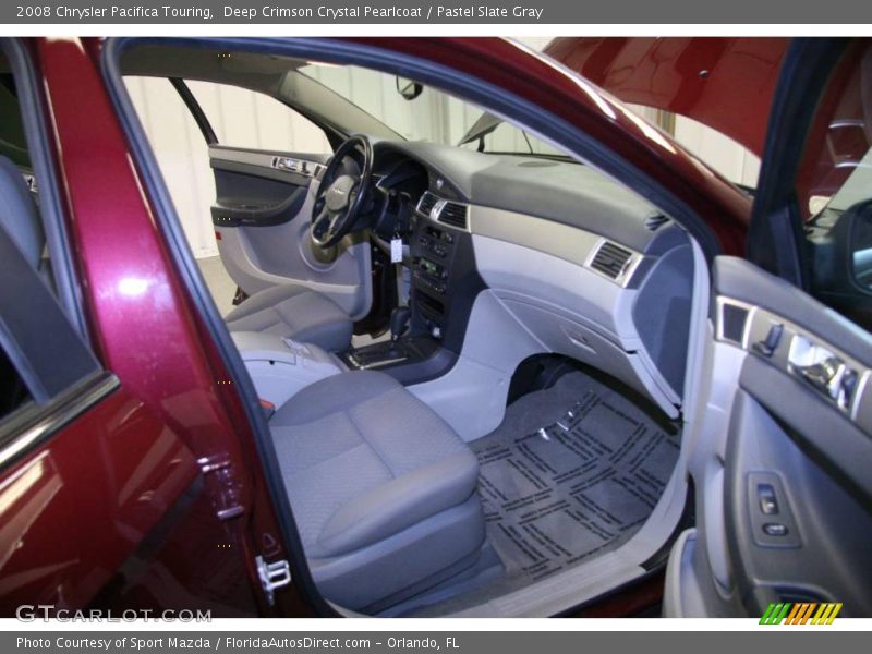 Deep Crimson Crystal Pearlcoat / Pastel Slate Gray 2008 Chrysler Pacifica Touring