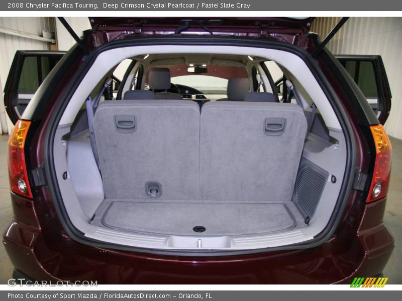 Deep Crimson Crystal Pearlcoat / Pastel Slate Gray 2008 Chrysler Pacifica Touring