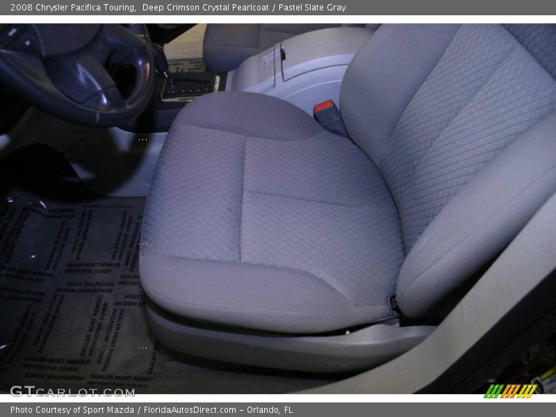 Deep Crimson Crystal Pearlcoat / Pastel Slate Gray 2008 Chrysler Pacifica Touring