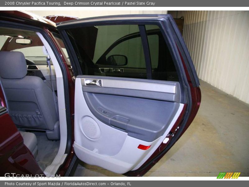 Deep Crimson Crystal Pearlcoat / Pastel Slate Gray 2008 Chrysler Pacifica Touring