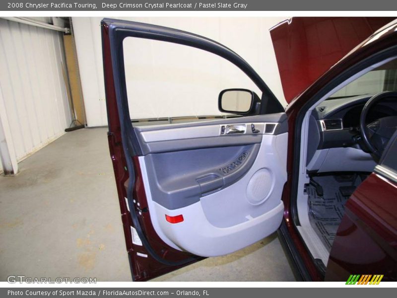 Deep Crimson Crystal Pearlcoat / Pastel Slate Gray 2008 Chrysler Pacifica Touring