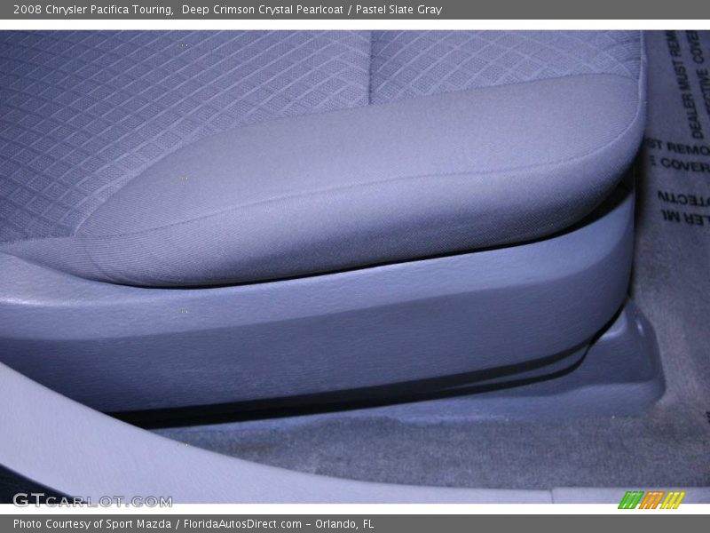 Deep Crimson Crystal Pearlcoat / Pastel Slate Gray 2008 Chrysler Pacifica Touring