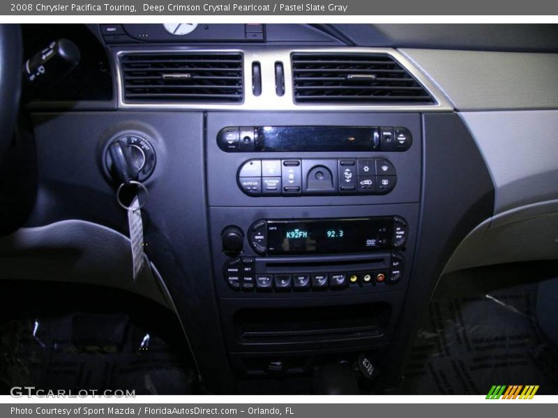 Deep Crimson Crystal Pearlcoat / Pastel Slate Gray 2008 Chrysler Pacifica Touring