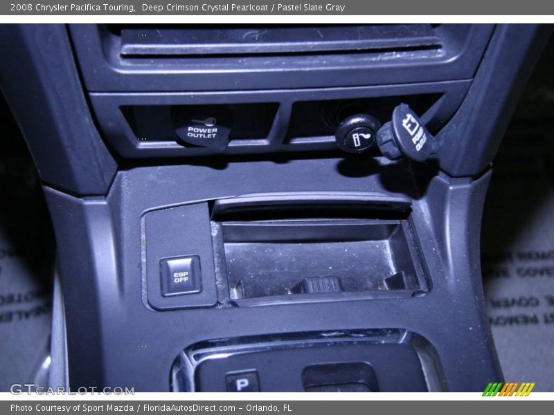 Deep Crimson Crystal Pearlcoat / Pastel Slate Gray 2008 Chrysler Pacifica Touring