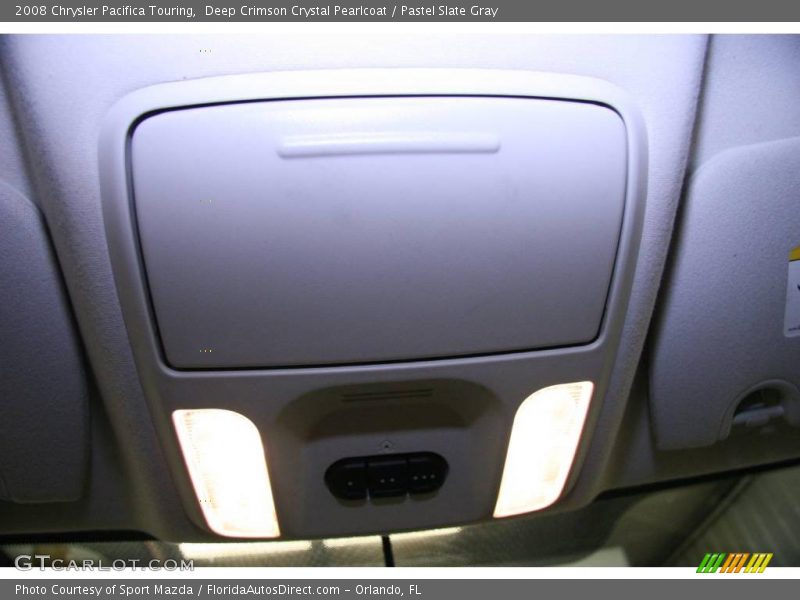 Deep Crimson Crystal Pearlcoat / Pastel Slate Gray 2008 Chrysler Pacifica Touring