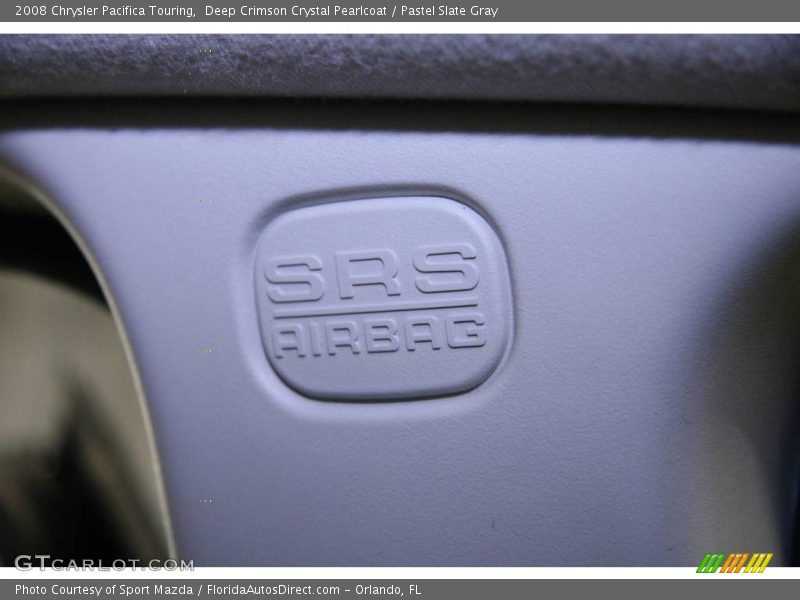 Deep Crimson Crystal Pearlcoat / Pastel Slate Gray 2008 Chrysler Pacifica Touring