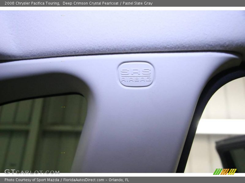 Deep Crimson Crystal Pearlcoat / Pastel Slate Gray 2008 Chrysler Pacifica Touring